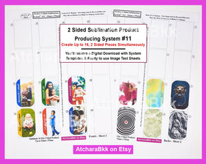 Double Sided Sublimation Dog Tag + Chain, Major Sublimation
